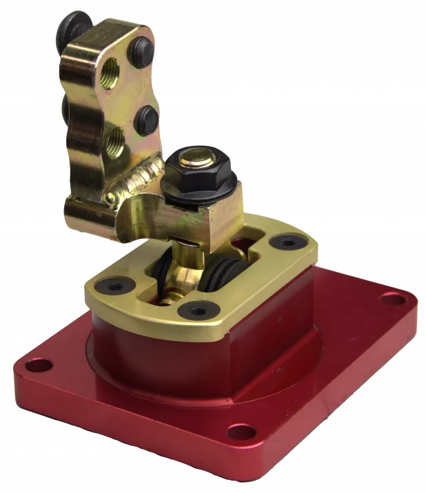 Qwik Stik Shifter, TR6060, Camaro Up to 2015, 1' Left, Straight Up - 0.500" Bwd, No Stops